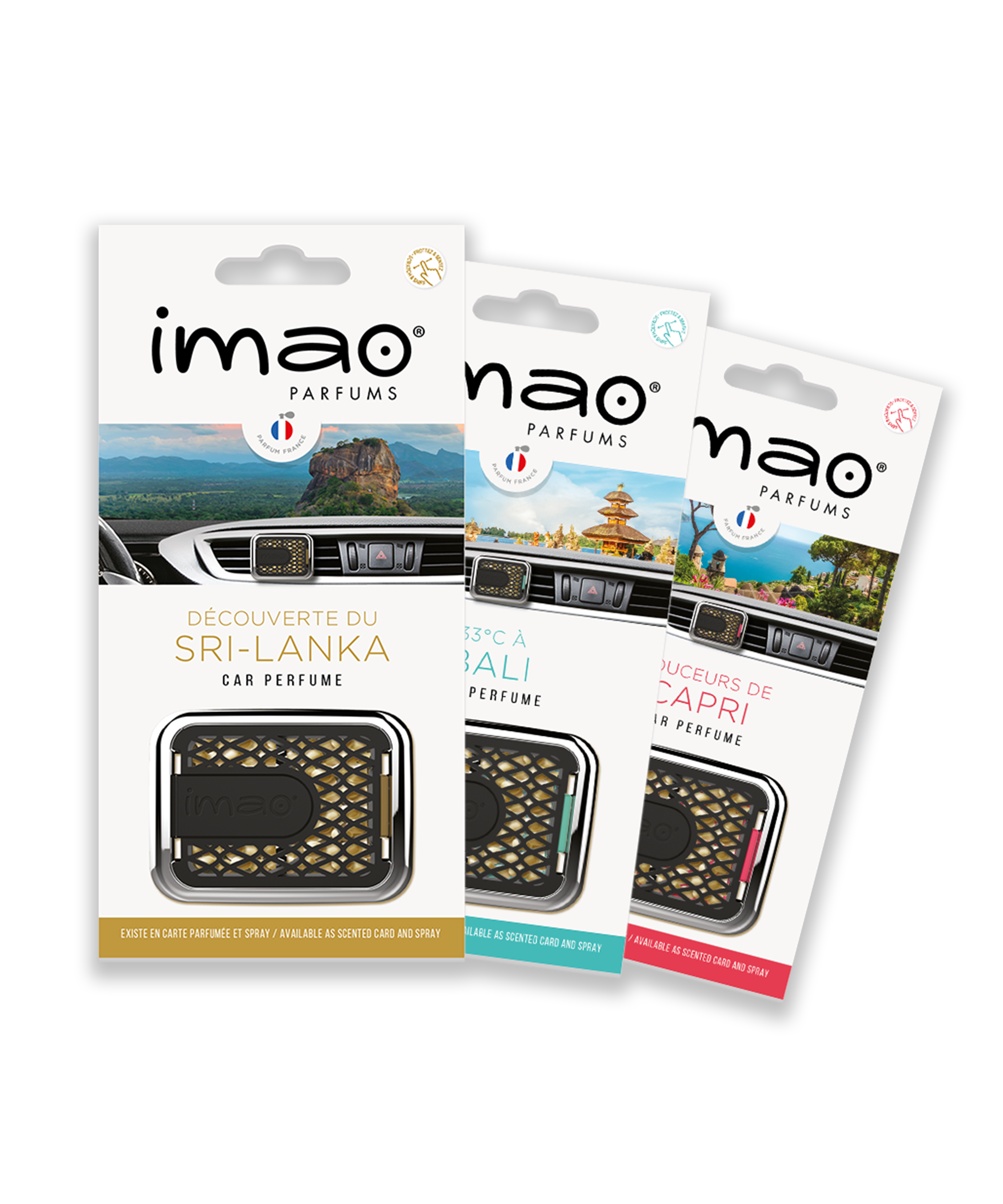 imao parfums® : Parfums pour voiture, designed by french perfumers