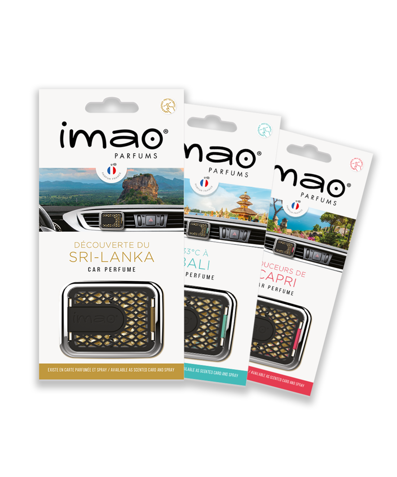 imao parfums® : Parfums pour voiture, designed by french perfumers